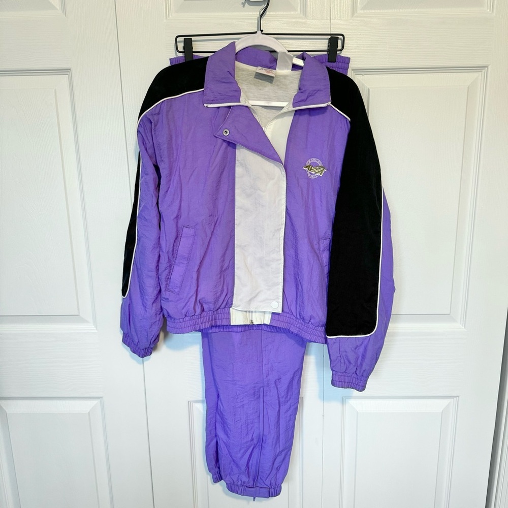Vintage AVIA For Athletic Use Only Purple Jogger Wind set MEDIUM